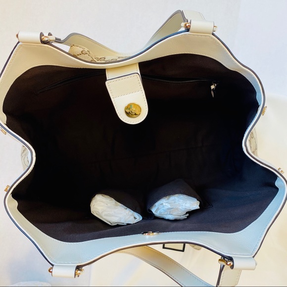 Gucci Handbag Supreme Gg Canvas Ebony White Tote - Picture 15 of 15